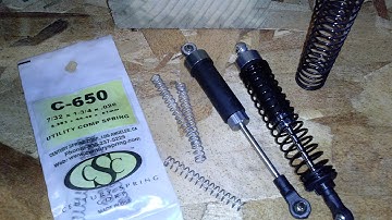Redcat RS10 Upgrades Part 3 - Modify Suspension Shocks with internal springs