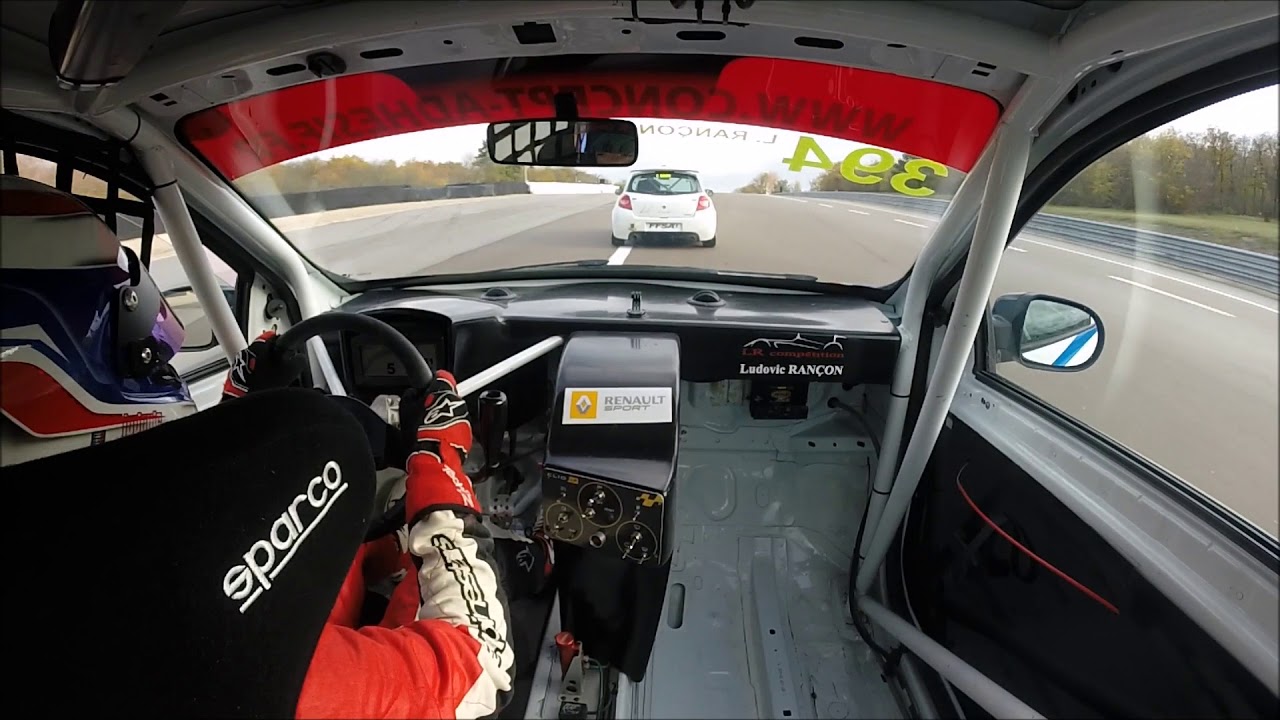 coupe de france des circuits 2017 dijon prenois Ludovic Rançon clio 3 cup groupe  course 1