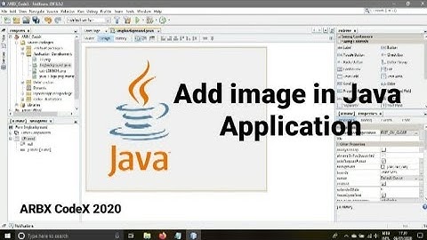How to add image to JFrame in Netbeans|Application Development Series|Ep.#1| ARBX Codex 2020