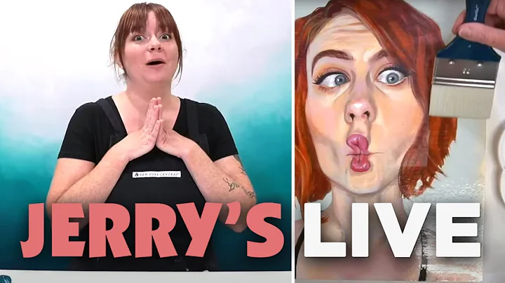 Jerrys LIVE Episode #JL205: Varnishing Acrylic and Other Media Paintings