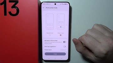 OnePlus 13 - How to Turn On/Off App Drawer