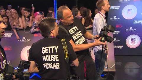 How Getty Images cover an event like the MTV Europe Music Awards