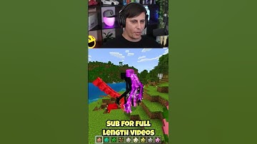 The MUTANT ENDERMAN in Minecraft is SCARY! #shorts