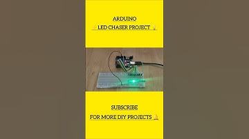 LED Chaser with Arduino 🔥 Crazy IoT Project #shorts #arduino