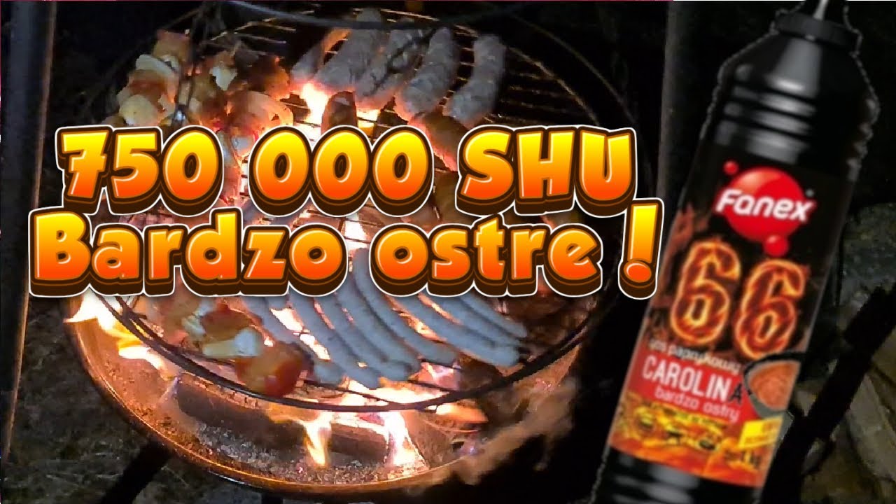 🌶️🔥  Carolina 66 od Fanex! 🔥🌶️ Test bardzo ostrego sosu z marketu min. 750 000 SHU 🔥🔥🔥