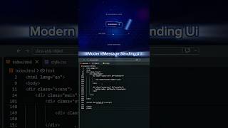 Modern  Message Sending  UI  #shorts #cssanimation  #animation #coding