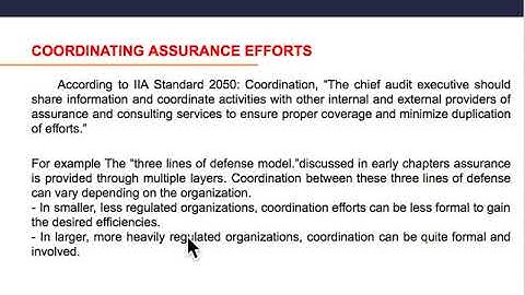 CBA Accounting department  Control and Internal Auditing Chapter 8 part 2
