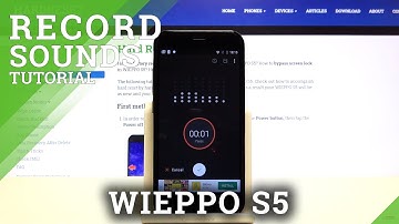 How to Use Sound Recorder on WIEPPO S5 – Record Sounds or Voice Easily