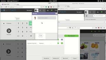 Odoo 11 POS Multi Terminals Lock with Messaging