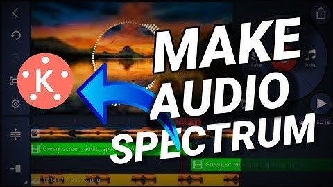 How To Make Audio Spectrum In KineMaster ¦ Music Visualizer ¦ Music beat ¦ Tutorial ¦ ŘČBŠ