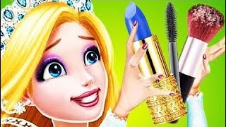 Ice Princess Learn Make makeup games - Ice Princes Hair Salon Games for Kids Girls screenshot 1