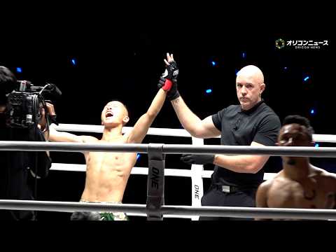 【ONE】吉成名高の後輩・安部焰、緊急参戦でトゥアキアオに圧巻の1R KO勝ち！18歳とは思えぬ堂々インタビューで圧倒的な存在感 『ONE SAMURAI 3 』リング映像