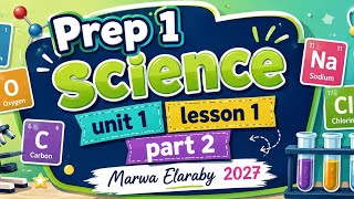 Prep 1 science unit 1 lesson 1 part 2 Marwa Elaraby 2027