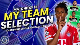 UCL Fantasy MD13 Team Selection!🔥| Raphinha Replacement & Best Captains | Champions League Fantasy screenshot 2