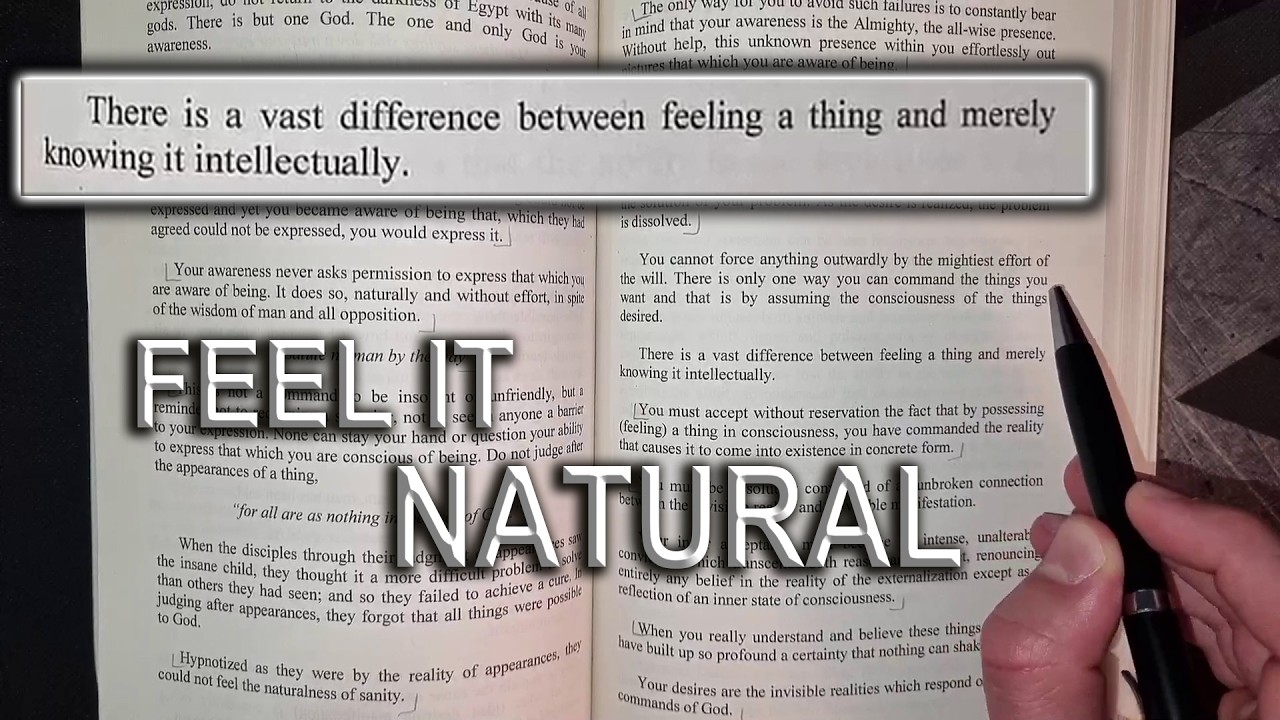 Neville Goddard | Explaining How to make your Desires Feel NATURAL