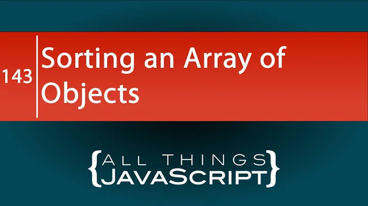 JavaScript Problem: Sorting an Array of Objects