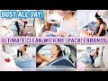 *NEW* ALL DAY CLEAN WITH ME! | Real Life SPEED CLEANING MOTIVATION | SAHM HOMEMAKING  | PACK & MORE!