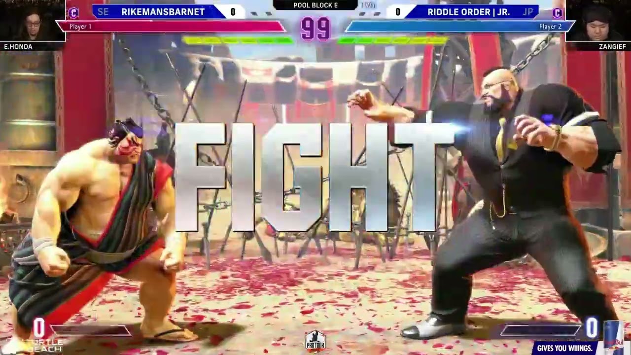 Day 1 - CEO 2025 - STREET FIGHTER 6 - RIKEMANSBARNET (E.HONDA) vs JUNIOR (ZANGIEF)