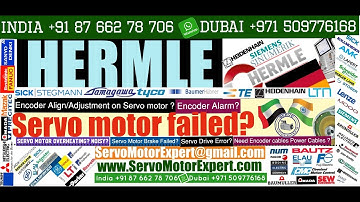 Hermle CNC Service Servo how to check a servo motor, servo motor encoder problems, heidenhain