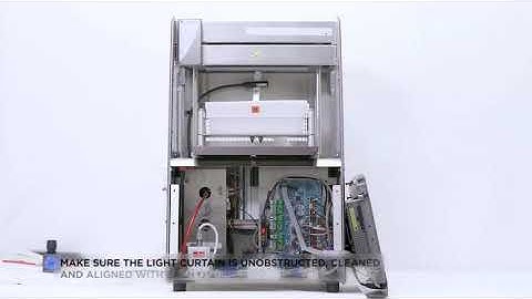 Resolvex A100 Light Curtain Calibration Procedure