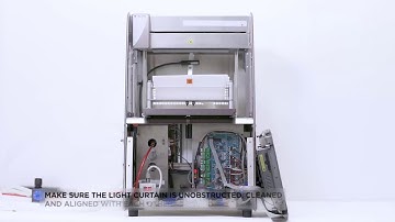 Resolvex A100 Light Curtain Calibration Procedure