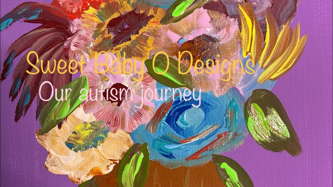 Sharing our journey with breast cancer and autism while painting 