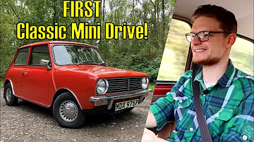 My First Drive In A Classic Mini! Can A Fiat Fan Be Swayed? (1976 Clubman 998 Automatic Road Test)