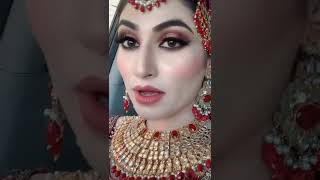 zoi hashmi bridal look #shorts #youtubeshorts