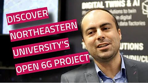 Exploring Open 6G, Open RAN, and digital twins with @Northeastern University’s Pedram Johari