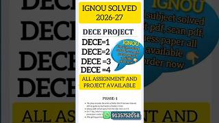 ignou DECE COURSES all study material available new session 2026-27 #ignoudece #shortsvideos #ignou