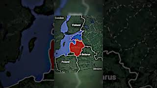 Lithuanian Empire - Part 1 #shorts #geography #mapping #lithuania #baltics #europe #russia #poland