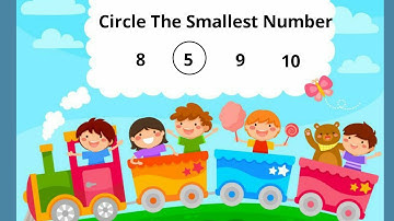 Circle The Smallest Number || Kindergarten Kids