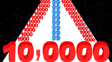 Number Rush: 2048 Challenge vs Number Run 3D - Satisfying ASMR Gameplay (Noob vs Pro vs Hacker)