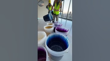 Creating a Galaxy Epoxy Floor in a Luxury Penthouse | Cinematic Construction Time-Lapse