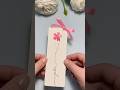 DIY Easy Bookmark Idea🌸 #art #frontpage#bookmark