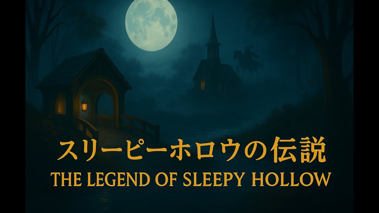 【完全朗読】スリーピー・ホロウの伝説｜首なし騎士の怪談｜日本語朗読・オーディオブック