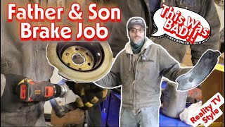 Fixing My Truck's Brakes with Dad! 100K Mile Brake Job (How To)