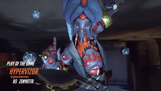 [POTG] Overwatch 2 - High IQ Zen double kill!!