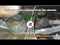 Strange noises from the chassis. Lower Rear Arm Replacement. Audi A4 B5