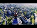 Gbs st gallen fachbereich spengler  drohnenaufnahme der st maria kirche neudorf