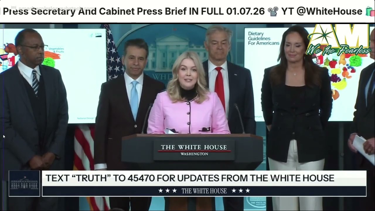 WH Press Secretary And Cabinet Press Brief IN FULL 01.07.25