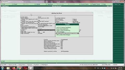 How to Send Email by gmail account in Tally & Resolve the Error Authentication Failed