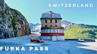 Driving through Furka Pass 🚘| Switzerland🇨🇭| legendary Swiss Alps Pass(James Bond Street)🏔|4K 60