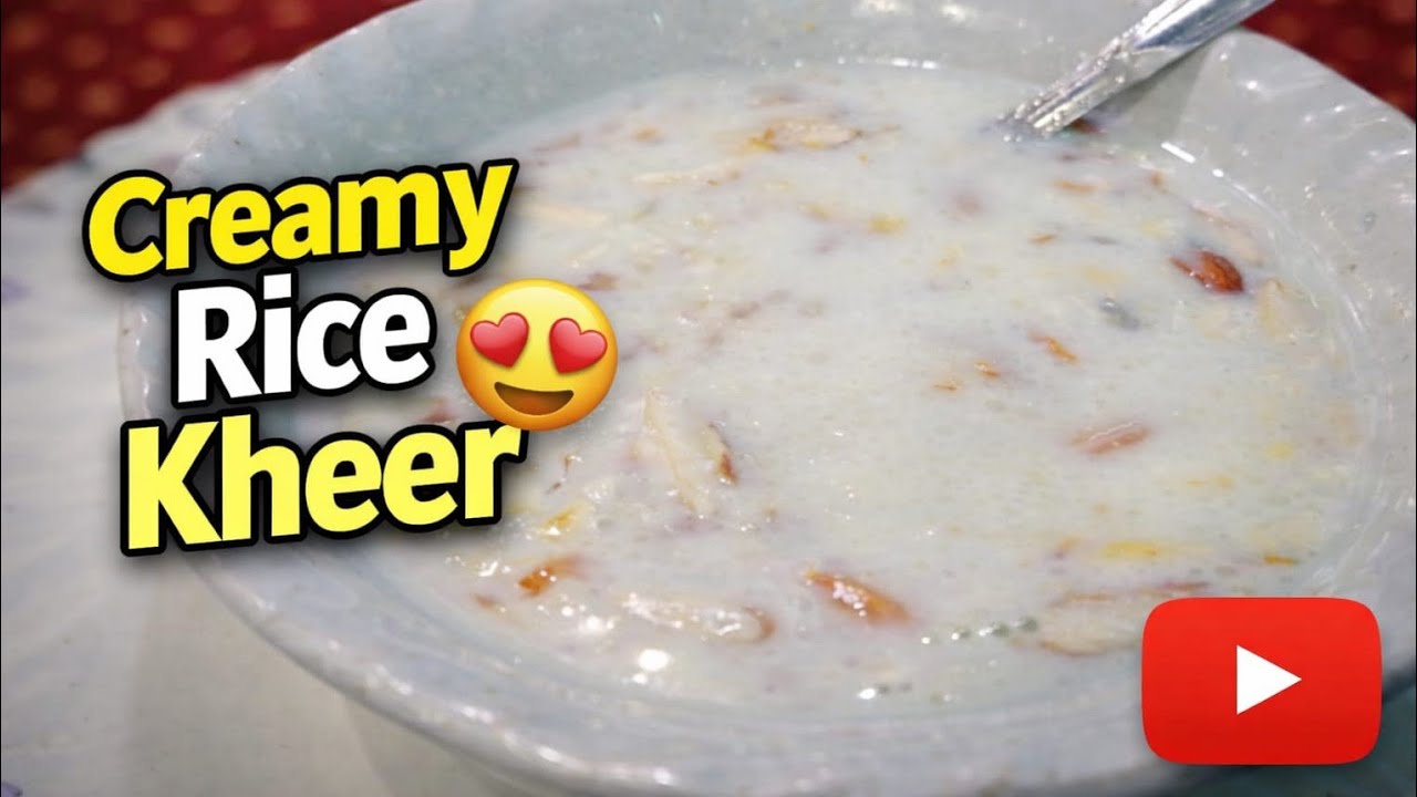 Classic Creamy Rice Kheer - Traditional Indian Dessert /@Rehanaskitchen-m8z 