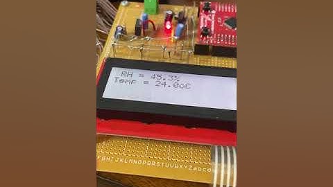 Humidity Temperature monitoring using ARM Cortex M4 TM4C123GH6PM TIVA C launchpad.