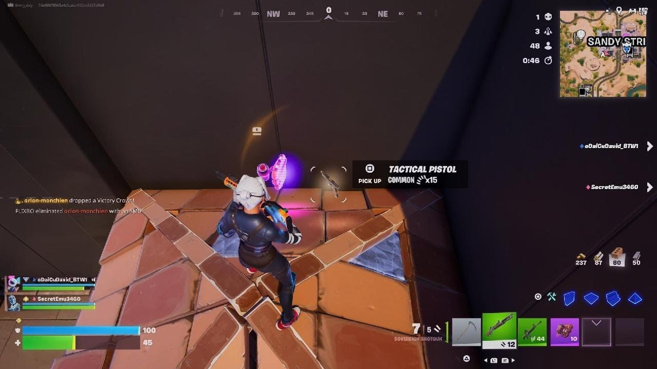 Fortnite doar cu arme albastre