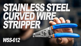 Jonard Tools Stainless Steel Curved Wire Stripper (WSS-612) Product Video
