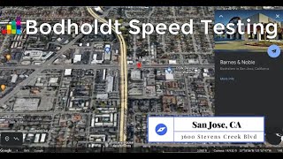 Barnes & Noble @ Stevens Creek Blvd | San Jose CA | Cell Network Speed Test AT&T T-Mobile Verizon
