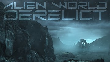 Alien World - Derelict Spaceship - Adobe After Effects Element 3D