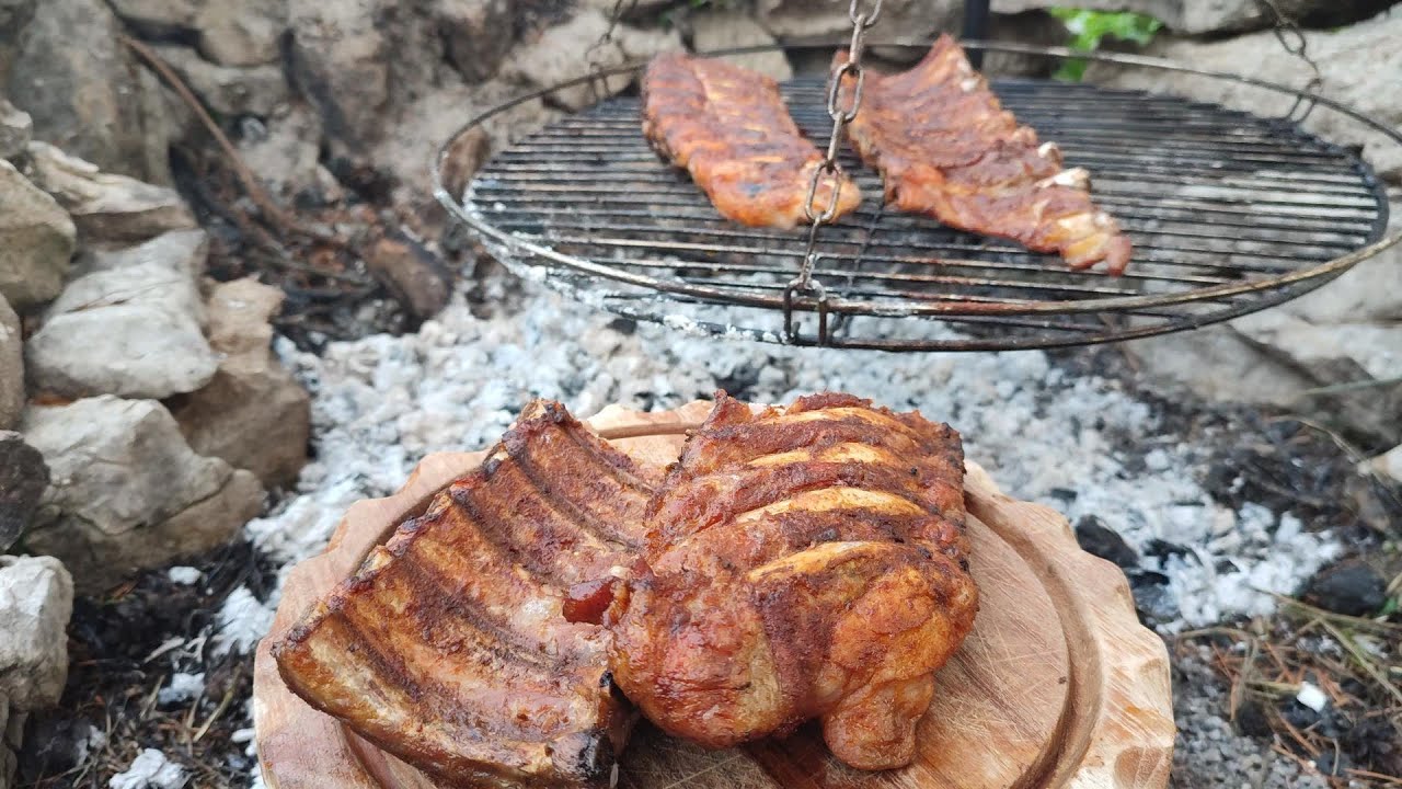 Spareribs Grillen Holzkohle